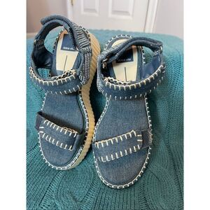 Dolce Vita Debra denim flatform sandal